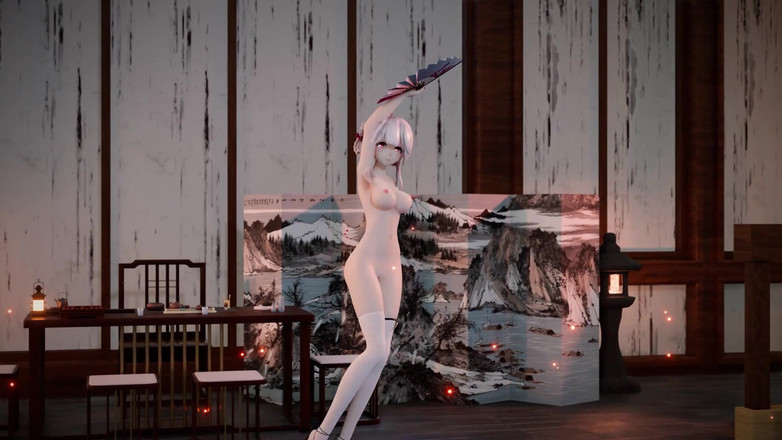 MikuMotion: Oude stijl; Elegante Cheongsam; Lokken; Danser