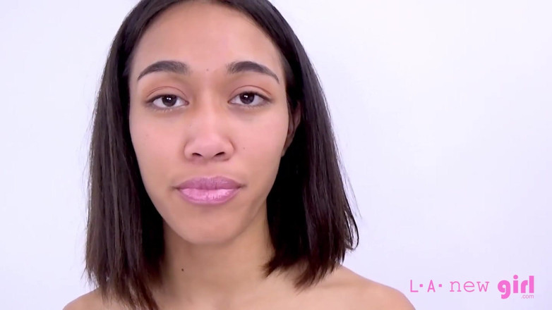 L.A. New Girl: Cue teen licks photographer's asshole and swallows his cum