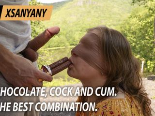 XSanyAny: Cioccolata, cazzo e sborra. La migliore combinazione