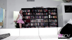 Pure TS and Becoming Femme: Submisivní služka pracuje na tvém ptákovi