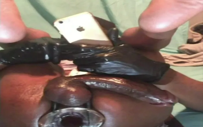 Ass Monkey: Gloves and Giant Butt Plug Gape Till I Cum - Dj...