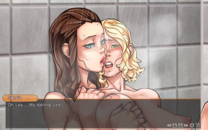 Miss Kitty 2K: Sylvia - 11 lesbianas en la ducha