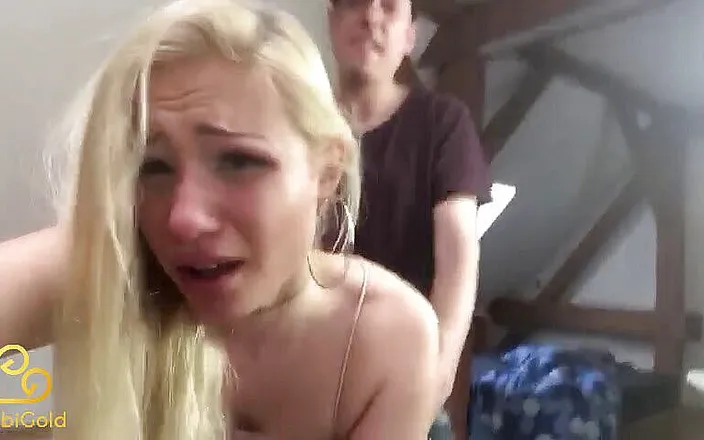 Gabi Gold: German teen did her first doggy fuck