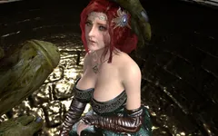 Triss Merigold fodida e prenhada por gigante verde orc