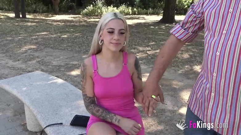 FAKings: She gets a big black cock as her friend's gift....