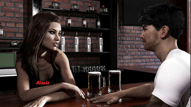 Dirty GamesXxX: 交织：男人他的朋友和一个性感的女调酒师-ep7