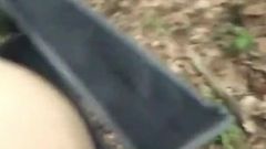 Anal Slut in the Woods