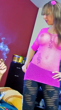 Skinny teen Eva gets fucked dirty by step father with big dick
