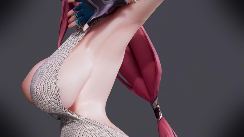 MikuMotion: [mmd] 巴尔&amp;神子chocolate Cream双人脱衣舞