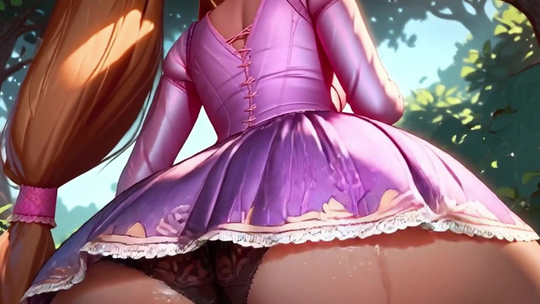 Maybellen: パーフェクト プッシー キャメルトゥ ブラック レース パンティー からかい JOI