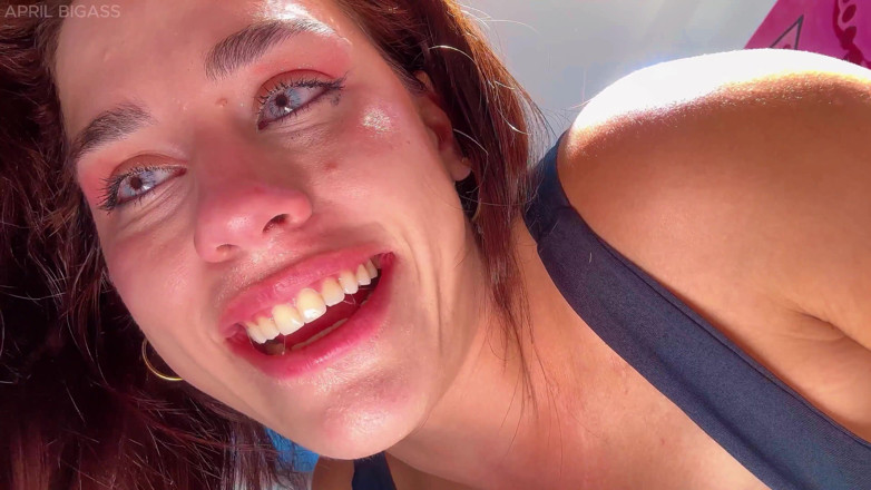 April BigAss: Chupando Culo Sucio, Chupando Grandes Bolas Colgantes Y Garganta Desordenada,...