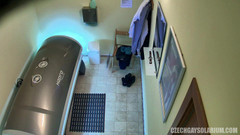 Czech Gay Solarium: Séc đồng tính solarium 25 cơ bắp của thiên chúa hành động solo