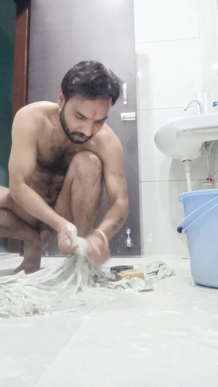 Rajasthani-old-lover: Tatăl se bucură de Masterbation și ejaculare împușcat cu mine