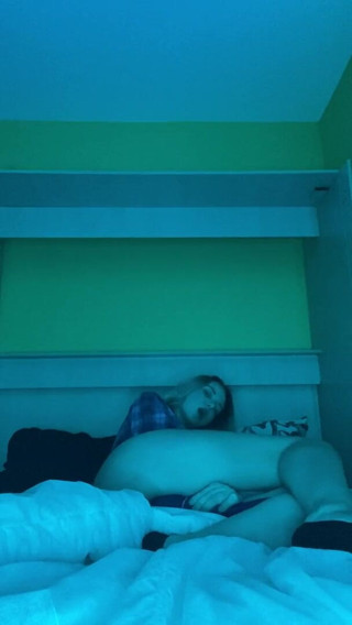 My bf cuckold: Morning masturbation alone at home with vibrator