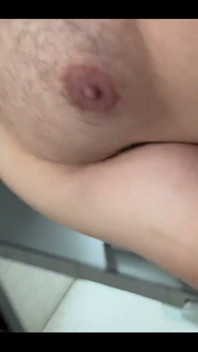 Naked Urinal Piss From Behind at the Gym, Risky but Love to Embrace Being a Man
