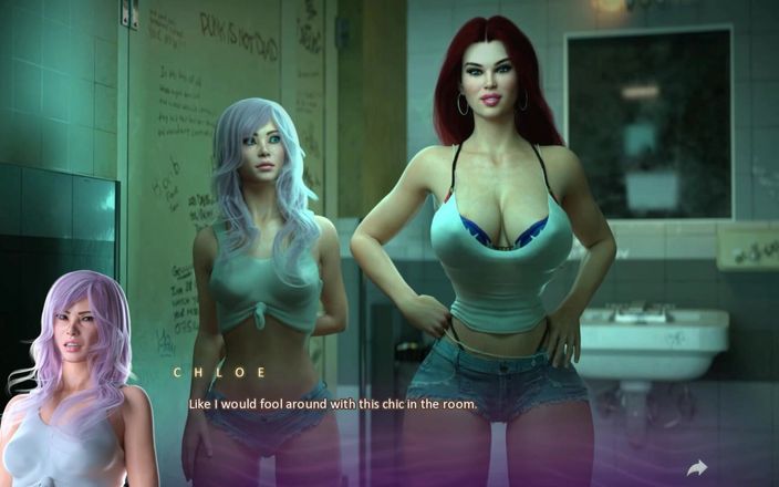 Miss Kitty 2K: Apocalust - еп. 25 - подвійна розвага в громадській ванній кімнаті від misskitty2k