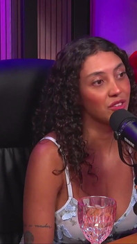 Young Latina with Perfect Body and Curly Hair Giving Dirty Talk