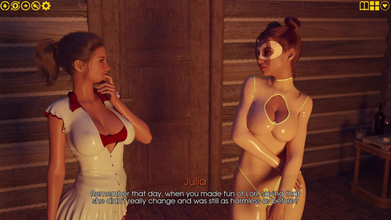 3D Cartoon Porn: My Pleasure 28 - ความสนุกในวันฮัลโลวีนของ Julia และ Daphne ในบ้านผีสิง