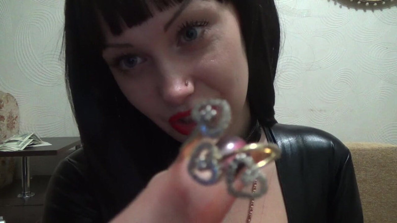 Goddess Misha Goldy: Your hard earned money is in my hands now!!! Addicted...