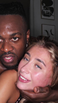 Slutty Blonde Babe Takes on Huge Dick