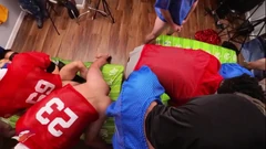 Futbolcular ponpon kızlara karşı 360 bts