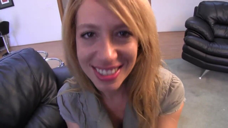 Eros POV - Liberated Eye: Blonde stepmom Stevie Lix jerking and sucking dick