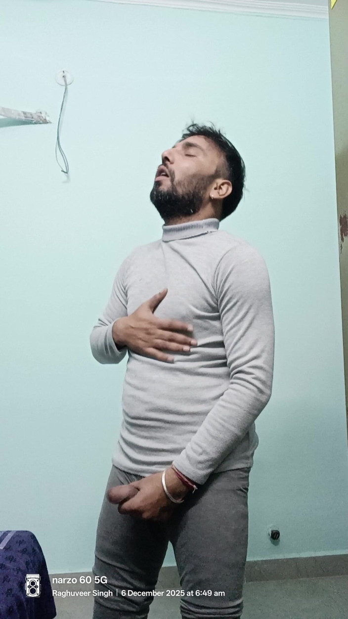 Rajasthani-old-lover: Індійський чоловік дезі насолоджується мастурбацією