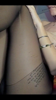 Nylon Pussy Teasing Show!