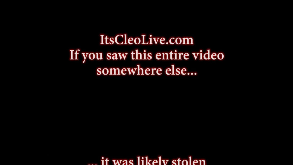 Cleo: Cleo is fucked hard for webcam!