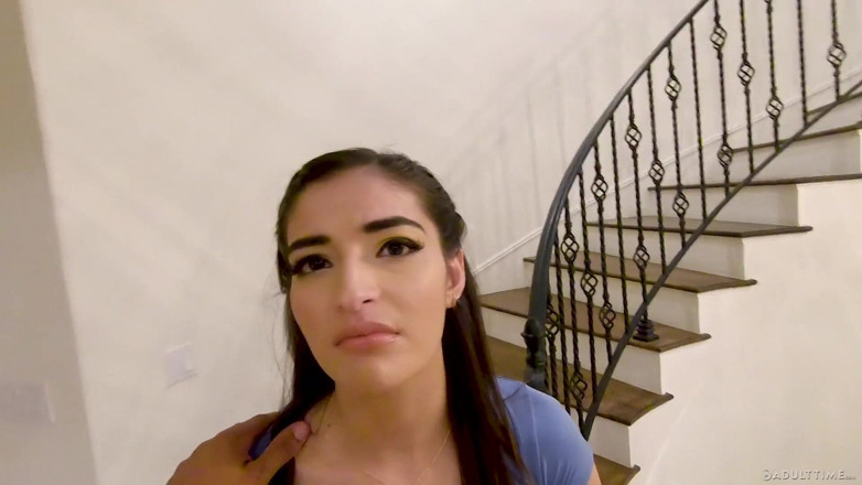 Adult Time: Stuck babysitting my new Stepsister &amp; she gets creampied