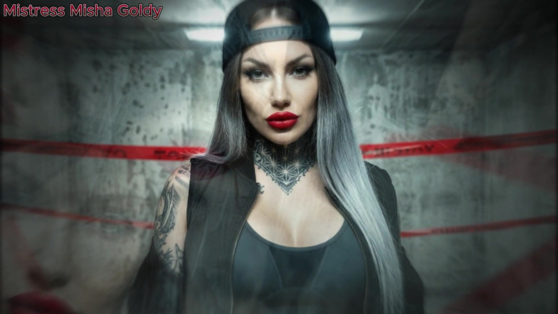 Goddess Misha Goldy: Fondre ton cerveau dans la cage