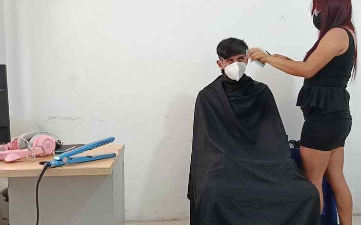 Goky: Peluquera le gusta follar clientes