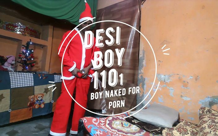 Indian desi boy: Garoto Chrismas fun desiboy pornô e masturbação prazer