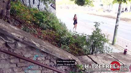 Hitzefrei: Hot teen ass! Mina's first outdoor fuck-date! Part 1