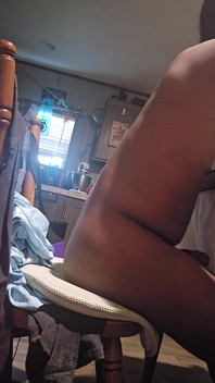Jerking off in the Kitchen