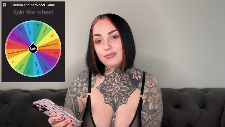 Miss Valentina: Permainan roda penghormatan findom