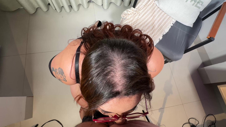 Angel BBW: Melek iri güzel kadın bir gün boyunca sürtük karısını oynuyor