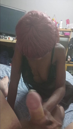 hothouse18xxx: Černá Děvka Saje a Šuká Malého Bílého Ptáka V Hostelu