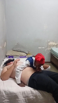 18 Year Old College Girl Sucks off Her Stepdaddy Before Class