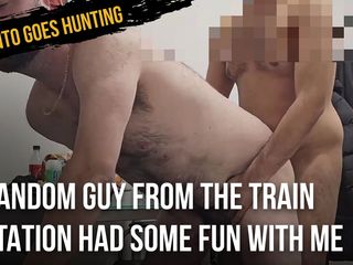 Anto goes hunting: Willekeurige man van het treinstation had plezier met me