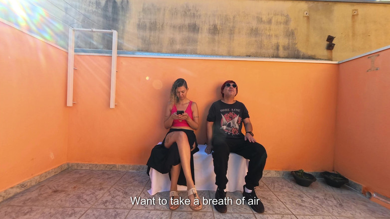 Gabi SweetCouplesStories: Blind Man Has a Lucky Day Sitting in a Public...