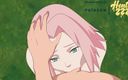 Hentai ZZZ: POV Sakura Giving Sasuke a Blowjob Hentai Naruto
