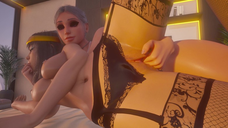 Hentaigamer18: Cute Young Hot Girls Trying Lesbian Experience