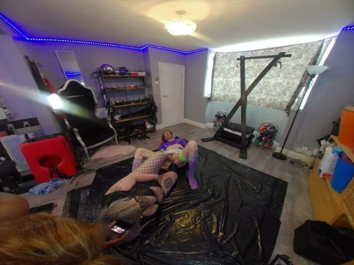 Perception of Depth - Jasmine_Dlight but VR: Jasmine_dlight &amp; Peggy Deville - Pvc Futa Giantess Butt Slut with BBW...