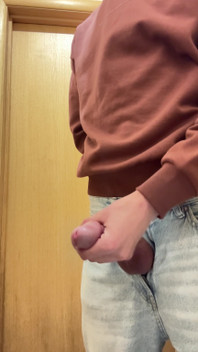 Jerking off in the Toilet