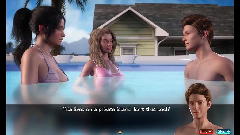 Dirty GamesXxX: Treasure of Nadia: párty v bikinách ep.38