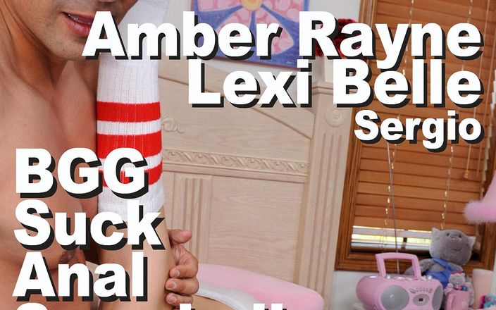 Edge Interactive Publishing: Amber Rayne &amp;amp; Lexi Belle i Sergio BGG ssą analną kulę śnieżną