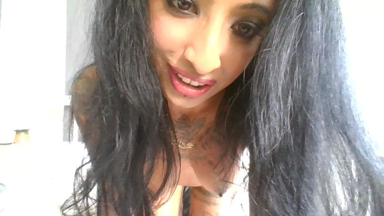 BabeXX69XX Asian MILF: JOI CIM White Dildo