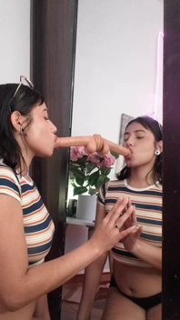 I Love How I Look in the Mirror Sucking