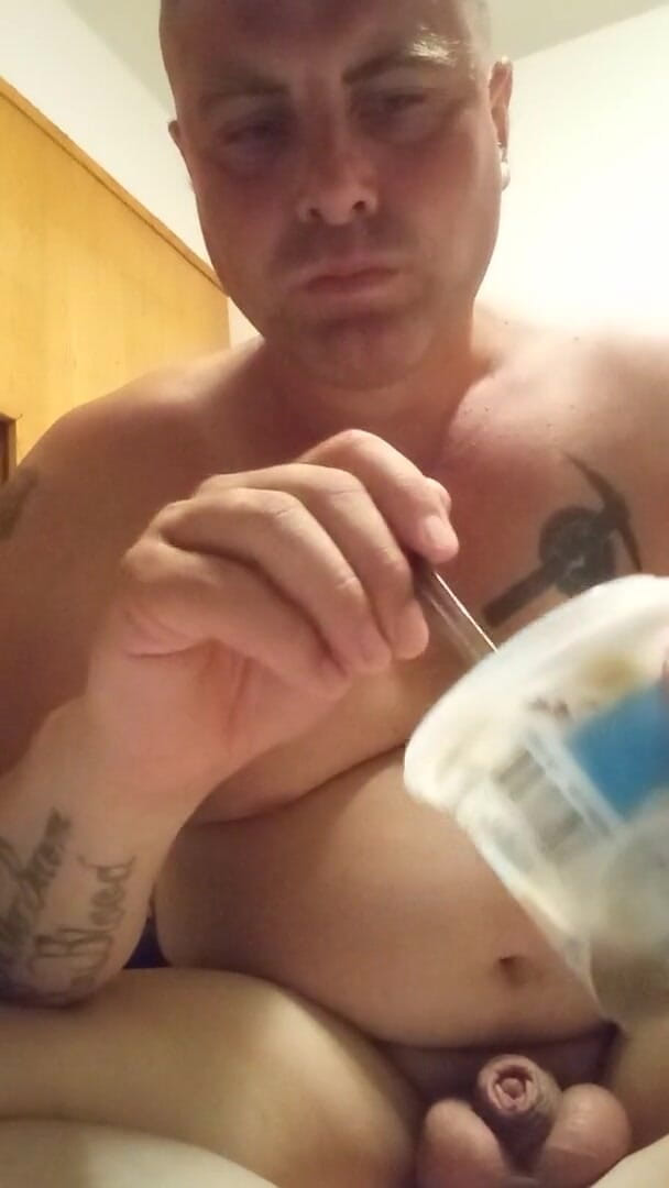JG Risk: Milk and ice cream for my snack tonight